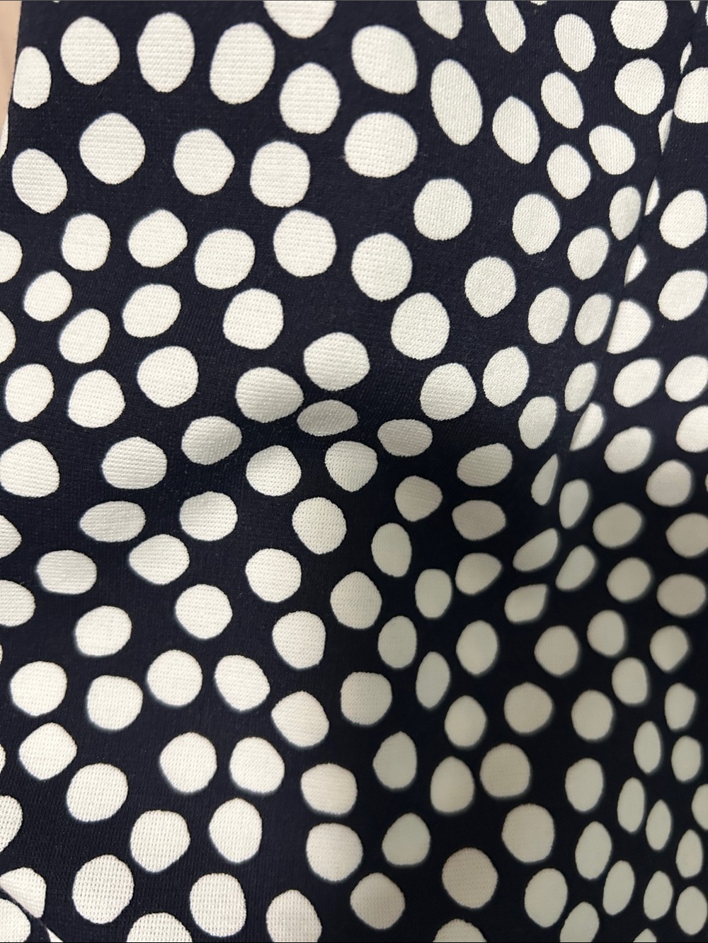 GAP Navy and White Polka Dot Sleeveless Dress - Picture 4 of 4